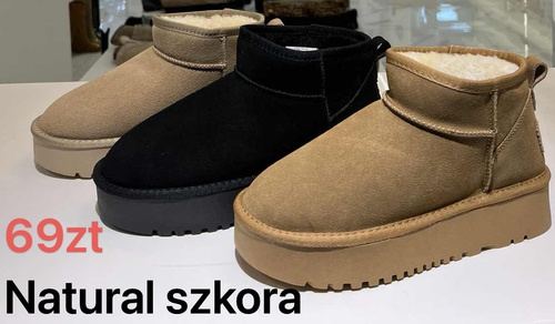 Botki damskie 7ANN604.BROWN (36/41,12par)