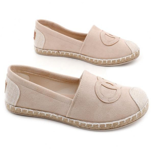 Balerinki damskie F106-9.BEIGE (36/41,12par)