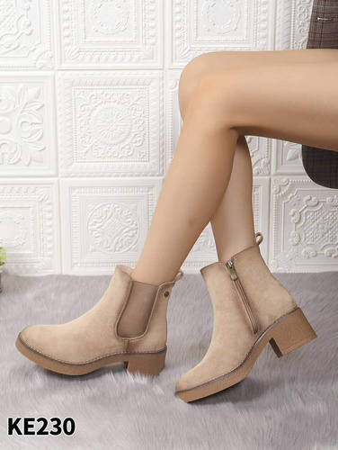 Botki damskie 7AKE230.BEIGE (36/41,12par)