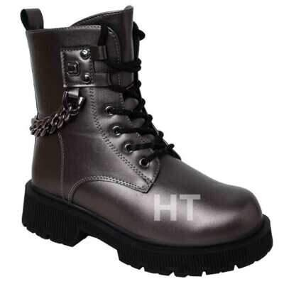 Botki dziewczęce 5A0598-B.GREY (33/38,8par)