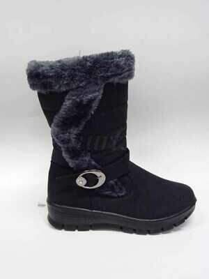 Botki damskie ocieplane  7AY7502-1.BLACK (37/42,12par)