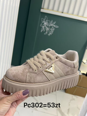 Buty sportowe damskie 7APC302.KHAKI  (36/41,12par)