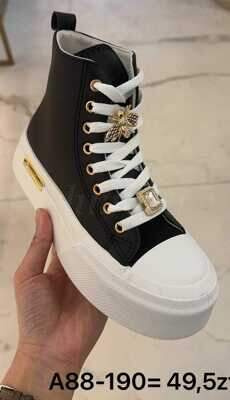 Trampki damskie 7A88-190.BLACK (36/41,12par)