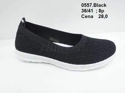 Trampki damskie 7A0577.BLACK  (36/41,8par)