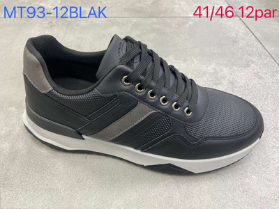 Buty sportowe męskie  9AMT93-12.BLACK (41/46,12par)