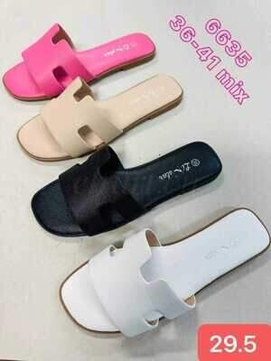 Klapki damskie 7A6635.MIX KOLOR (36/41,24par)