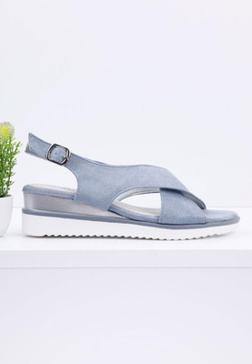 Sandały damskie DE93M-8.BLUE (36/41,8par)