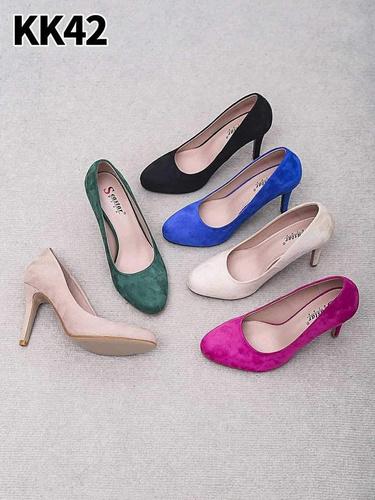 Szpilki damskie KK42.KHAKI (36/41,12par)