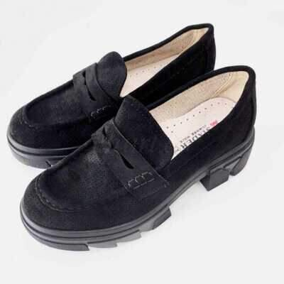 Mokasyny damskie 7AC1233A.BLACK (36/41,12par)