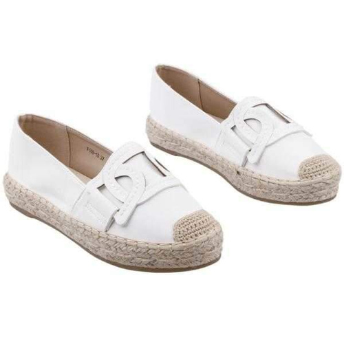 Balerinki damskie F109-10.WHITE (36/41,12par)