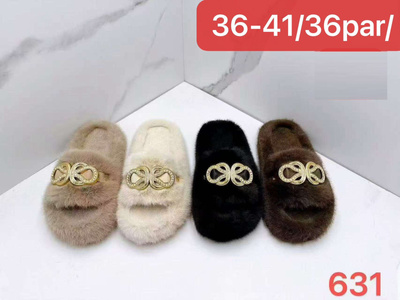 Kapcie damskie  7A631.MIX  (36/41,36par)