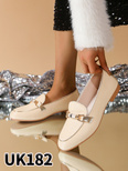 Balerinki damskie 7AUK182.BEIGE (36/41,12par)