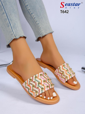 Klapki damskie 7AT642.MULTI  (36/41,12par)