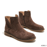 Botki damskie A2905-2.COFFEE (36/41,12par)