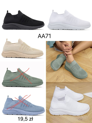 Buty sportowe damskie 7AAA71.WHITE (36/41,12par)