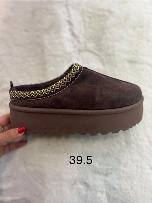 Botki damskie ocieplane 7AEV507.BROWN (36/41,12par)