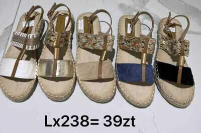 Sandały damskie 7ALX238.KOLORDOWYBORU (36/41,12par)