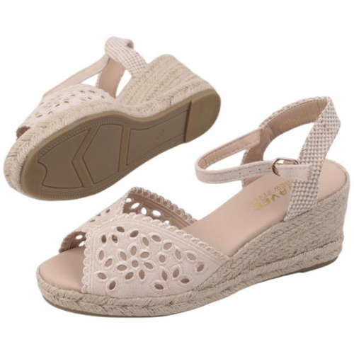 Sandały damskie F211M-2.BEIGE (36/40,8par)