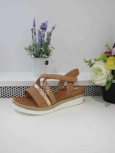 Sandały damskie 7AE6183.CAMEL (36/41,12par)