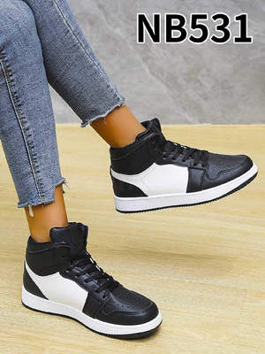 Buty sportowe damskie 7ANB531.BLACK/WHITE (36/41,12par)