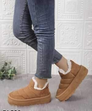 Botki damskie ocieplane BL529.CAMEL (36/41,12par)