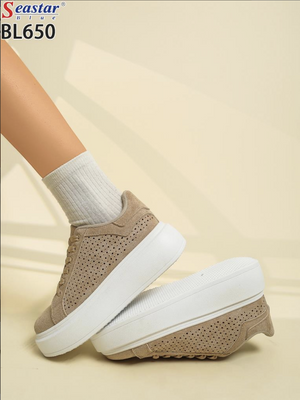 Buty sportowe damskie 7ABL650.KHAKI (36/41,12par)