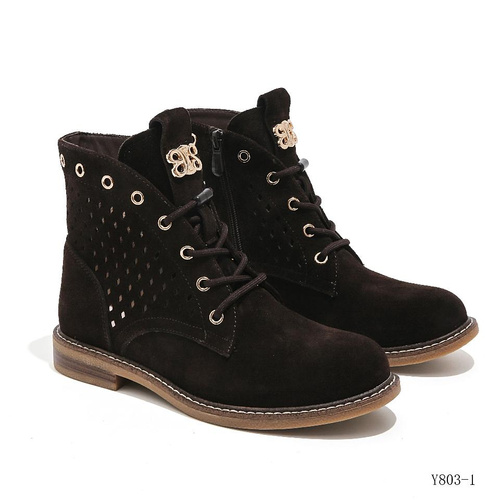 Botki damskie Y803-1.BROWN (36/41,8par)