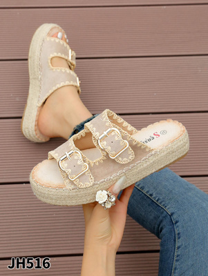 Klapki damskie JH516.BEIGE (36/41,12par)