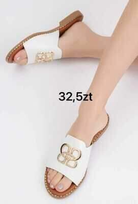 Klapki damskie 7AKK-722.WHITE (36/41,12par)