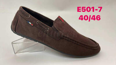 Półbuty męskie 9AE501-7.BROWN (40/46,12par)