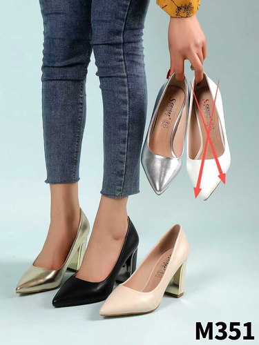 Czółenka damskie M351.BLACK (36/41 12par)