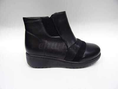 Botki damskie 7A8124-1.BLACK Ocieplane (36/42,12par)