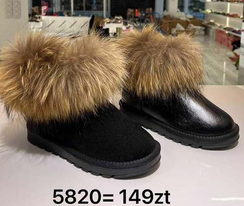 Botki damskie 7A5820-1.GOLD (36/41,12par)