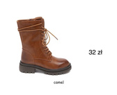 Botki damskie 1612.CAMEL (36/41,12par)