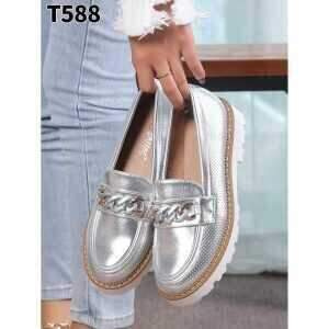 Półbuty damskie  T588.SILVER  (36/41,12par)