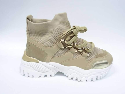 Buty sportowe damskie 7A7065-3.BEIGE (36/41,12par)