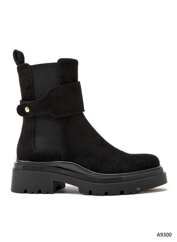 Botki damskie ocieplane A9300.BLACK (36/41,12par)