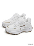 Buty sportowe damskie TL363-9.WHITE (36/41,12par)