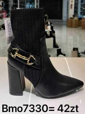 Botki damskie 7ABMO7330.BLACK (36/41,12par)