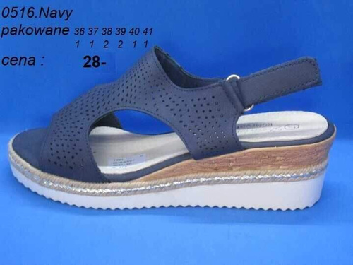 Sandały damskie 7A0516.NAVY (36/41,8par)