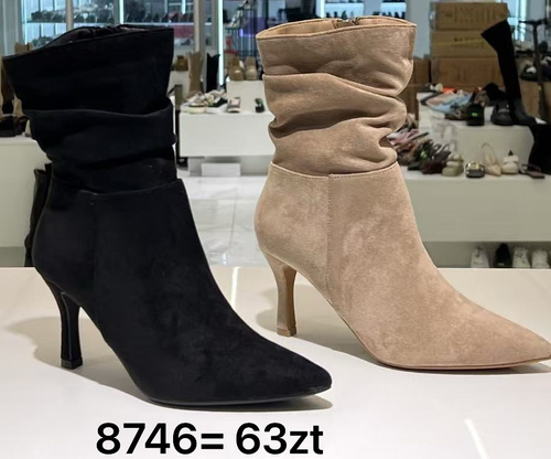 Botki damskie ocieplane 8746.KOLORDOWYBORU (36/41,12par)