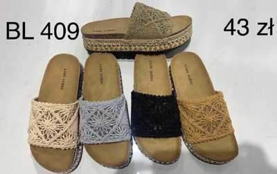 Klapki damskie 7ABL409.KOLORDOWYBORU (36/41,12par)
