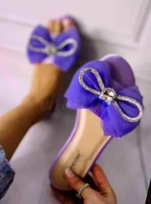 Klapki damskie 7ABG120.PURPLE (36/41,12par)