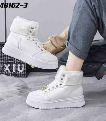 Botki damskie 7AMK162-3.WHITE (36/41,12par)