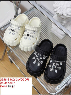 Klapki damskie 2388-3.MIX (36/41,24par)