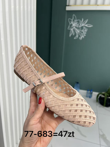 Balerinki damskie 7A77-683.KOLORDOWYBORU  (36/41,12par)