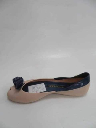 Balerinki damskie 7AKM99-6.BEIGE/BLACK (36/41,12par)