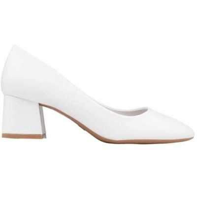 Czółenka damskie 7ASY39-2.WHITE (36/41,12par)