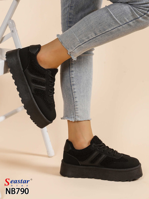 Buty sportowe damskie 7ANB790.BLACK (36/41,12par)