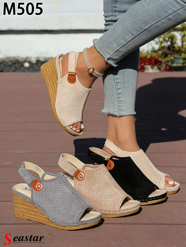 Sandały damskie M505.BEIGE (36/41,12par)